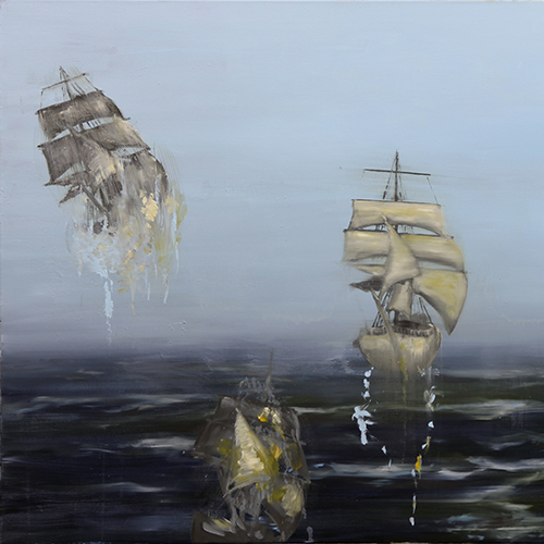 Seestück und Segelschiffe, 2013